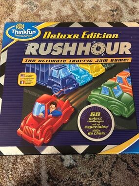 Complete Think Fun Deluxe Edition Rush Hour Game Brain Game